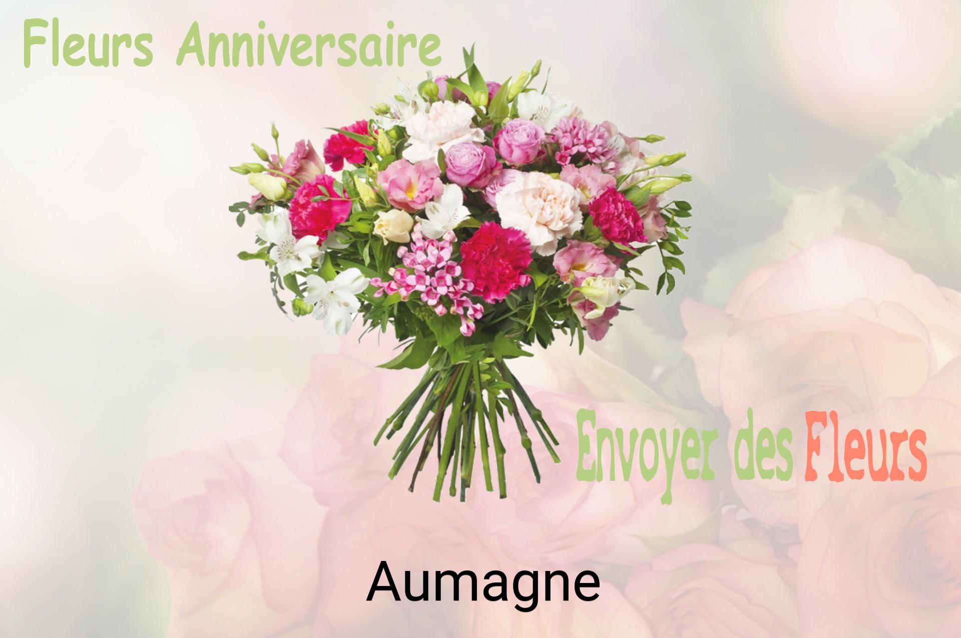 Bouquet de fleurs d’anniversaire livré à Aumagne